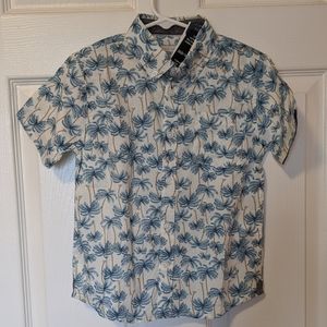 BNWT Boys Stitch Fix Palm Tree Button Down size 6